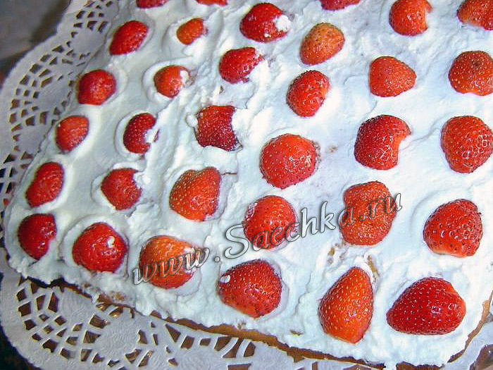 Торт с ягодами - шаг 3