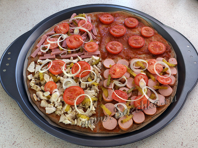 Пицца 4 вкуса - шаг 2