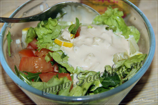 Лёгкий овощной салат - шаг 2