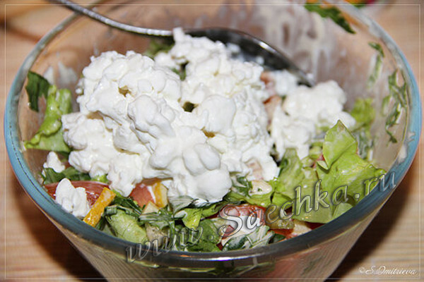 Лёгкий овощной салат - шаг 3
