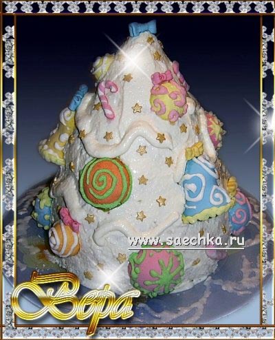 Торт "Снежная елочка"