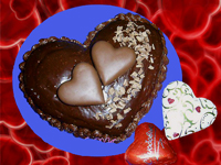 Торт к 14 февраля «Услада моего сердца»