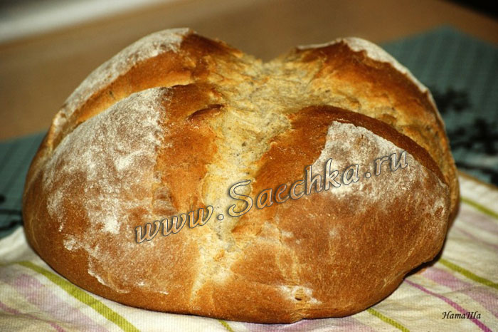 Формовка ржаного хлеба