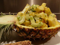 Салат "Переме" с огурцами и ананасом