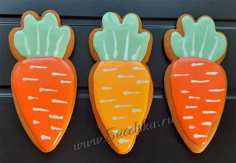 Пряники для росписи «Морковки»