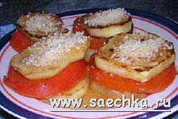 Легкая закуска из кабачков с помидорами