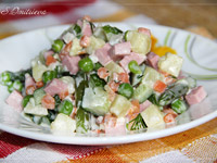 Салат из замороженных овощей