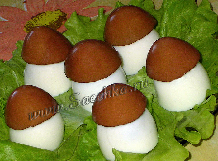 «Боровички» из яиц