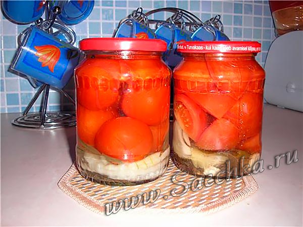 Просто маринованные помидоры