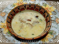 Суп «Белый» из грибов