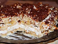 Вкусный торт без выпечки