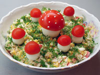 Салат с «грибами»