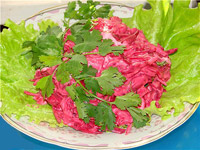 Салат из капусты и свеклы «Румяночка»