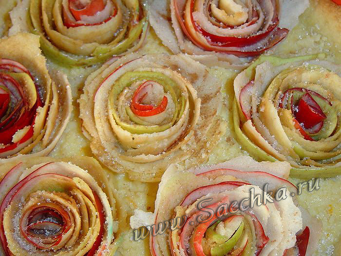 Пирог с яблочными розами - шаг 7