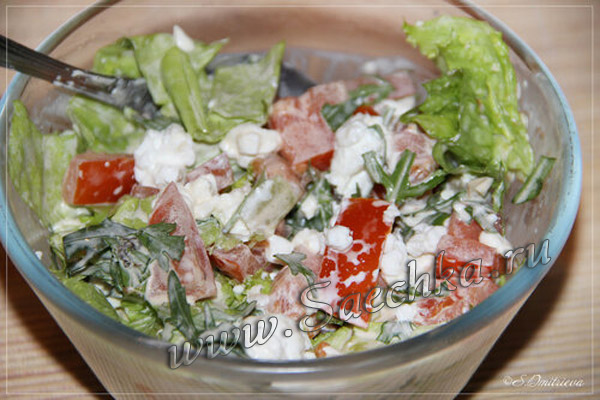Лёгкий овощной салат - шаг 4