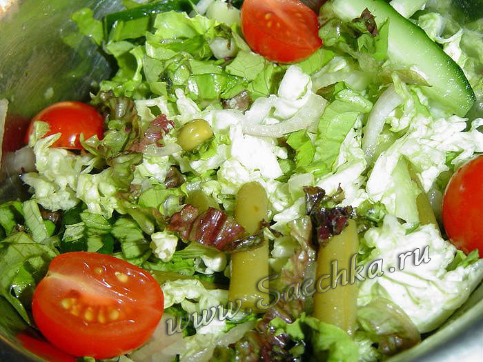 Овощной салат праздничный - шаг 1