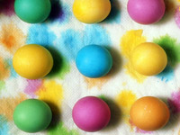 Натуральные краски для пасхальных яиц