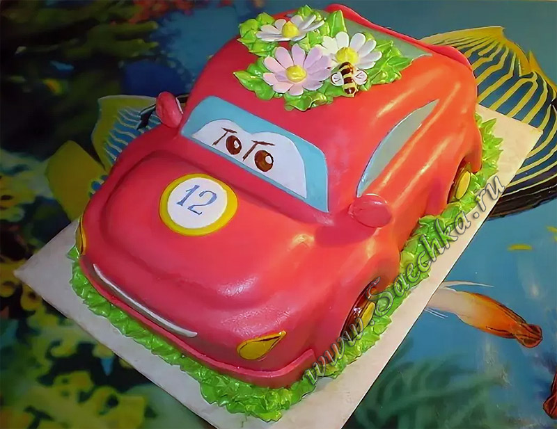 Торт Машина Гелик 3D торт.