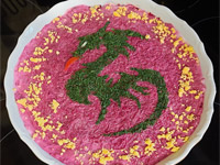 Салат на Новый год дракона