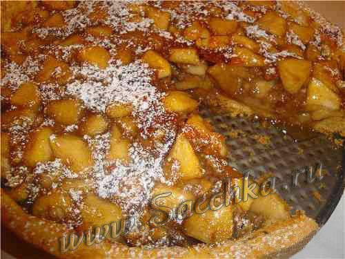Яблочный пирог простой