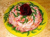 Салат «Розовый букет»