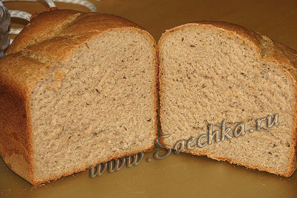 Хлеб на пиве с тмином