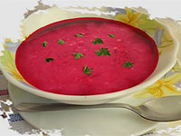 Красный «бархатный» суп