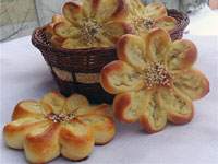 Пирожки с картошкой «Цветы»