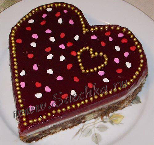 Торт «Валентинка»