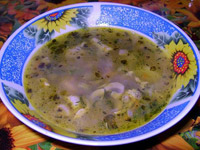 Шампиньоновый суп