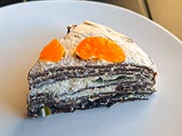 Кофейный блинный торт